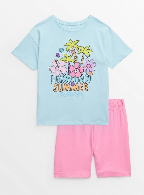 Hawaiian T-Shirt & Cycling Shorts Set 5 years